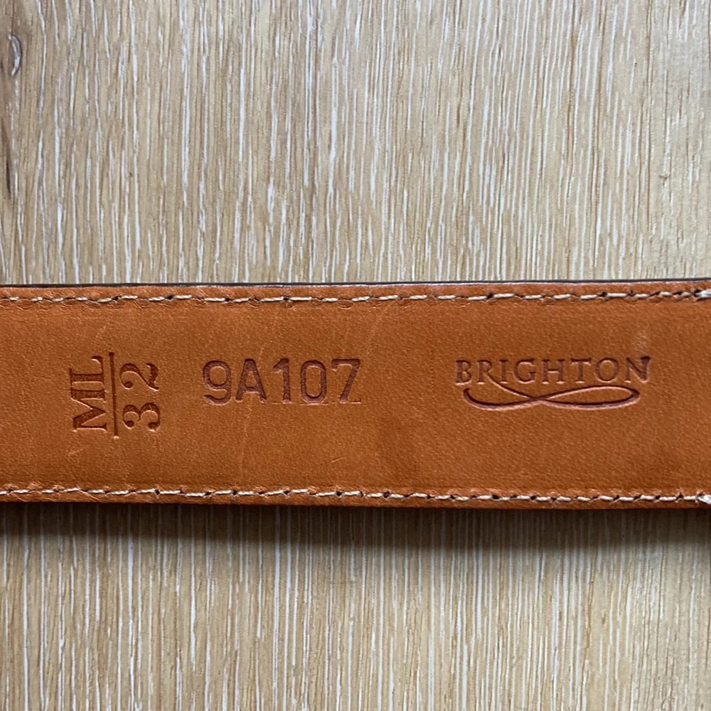 Brighton Belt Womens Brown Leather 9A107 Size ML 32